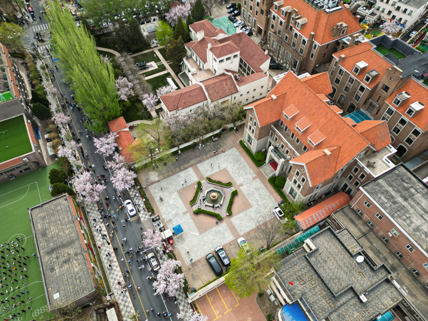 韩国大学校园全景